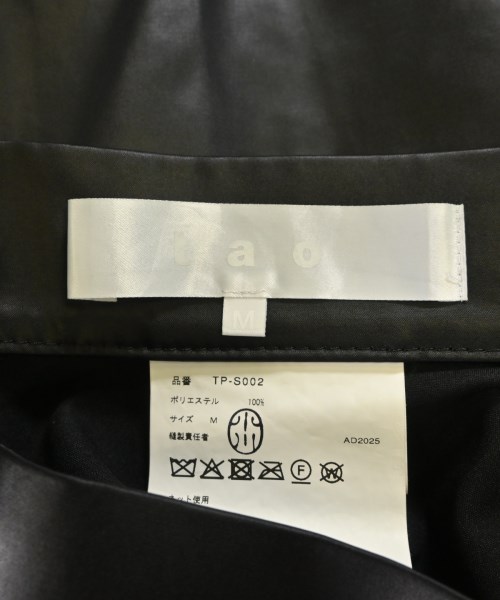 TAO（タオ）ひざ丈スカート 黒 サイズ:M レディース/2200691561080