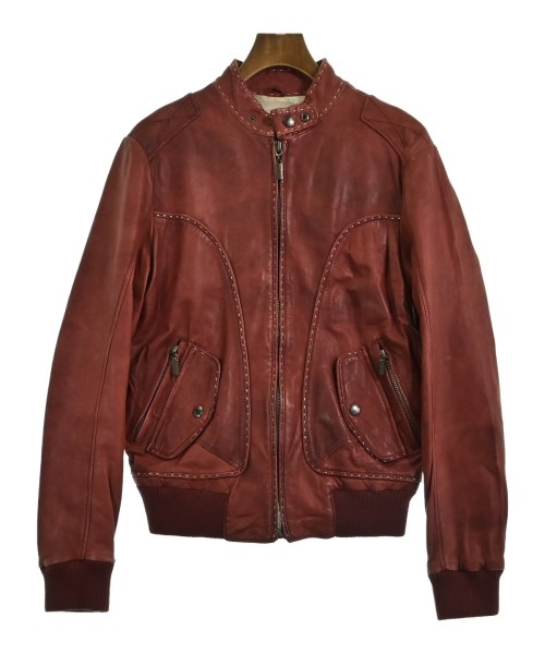 JEAN'S PAUL GAULTIER(ジーンズポールゴルチェ)ライダース 赤 サイズ:50(XL位)/2200651969017