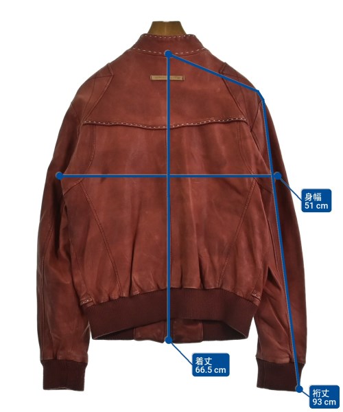 JEAN'S PAUL GAULTIER（ジーンズポールゴルチェ）ライダース 赤 サイズ:50(XL位) メンズ/2200651969017