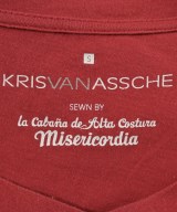 KRIS VAN ASSCHE（クリスヴァンアッシュ）Tシャツ・カットソー 赤 サイズ:S メンズ/2200632652082
