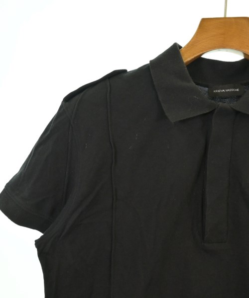 KRIS VAN ASSCHE（クリスヴァンアッシュ）ポロシャツ 黒 サイズ:L メンズ/2200632652228