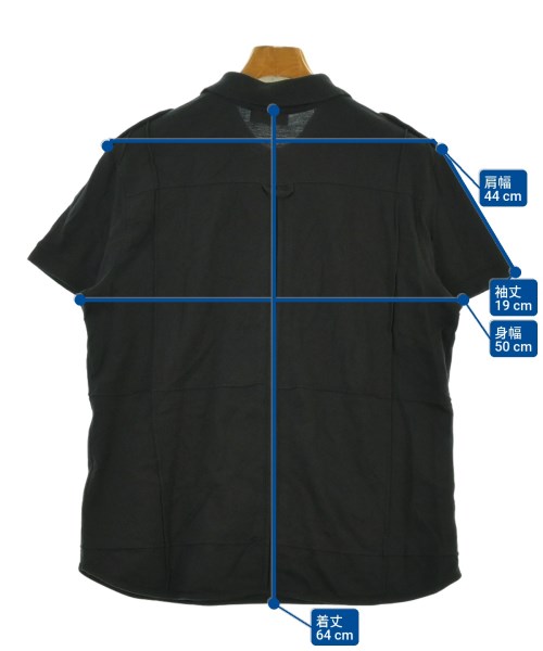 KRIS VAN ASSCHE（クリスヴァンアッシュ）ポロシャツ 黒 サイズ:L メンズ/2200632652228