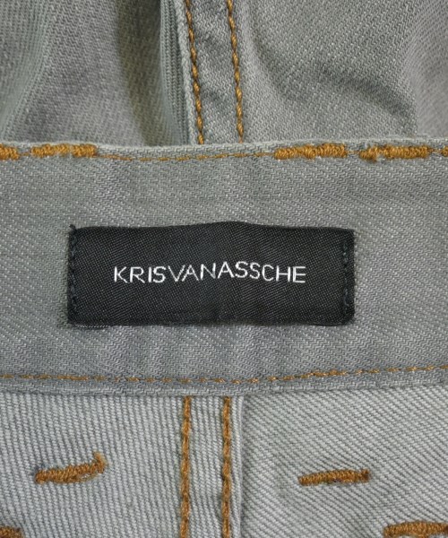 KRIS VAN ASSCHE（クリスヴァンアッシュ）デニムパンツ グレー サイズ:32(L位) メンズ/2200621884050