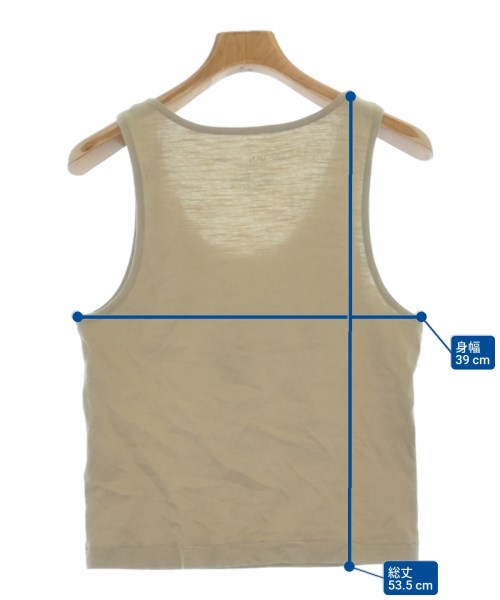 KRIS VAN ASSCHE（クリスヴァンアッシュ）タンクトップ カーキ サイズ:XS メンズ/2200630854044