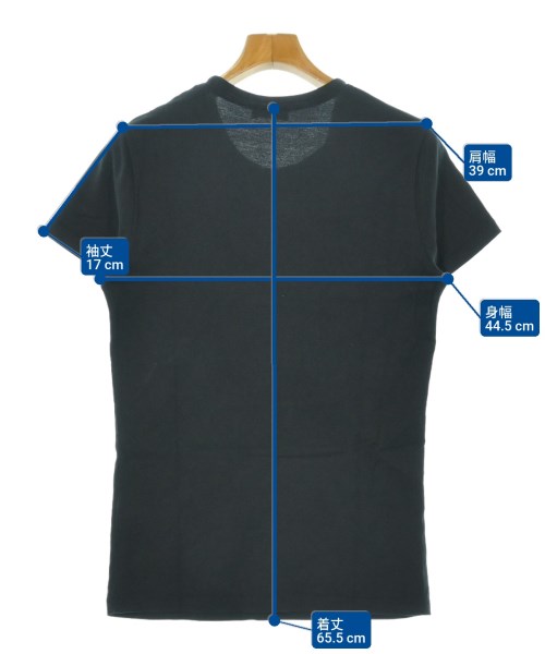 KRIS VAN ASSCHE（クリスヴァンアッシュ）Tシャツ・カットソー 黒 サイズ:XS メンズ/2200632528042