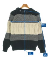 KRIS VAN ASSCHE（クリスヴァンアッシュ）ニット・セーター グレー サイズ:XS メンズ/2200614045222