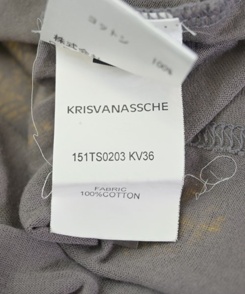 KRIS VAN ASSCHE（クリスヴァンアッシュ）Tシャツ・カットソー グレー サイズ:S メンズ/2200610853111