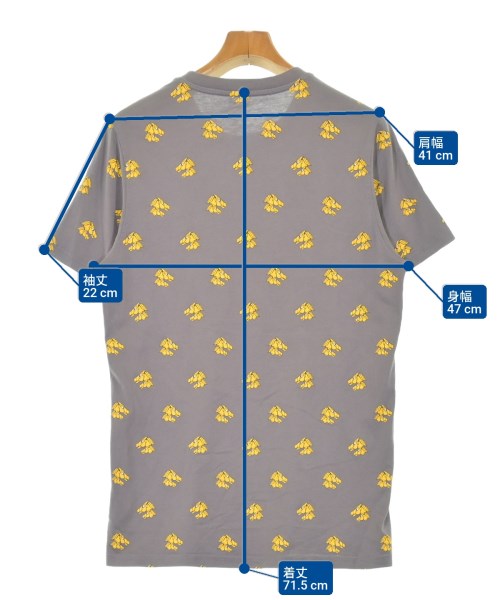 KRIS VAN ASSCHE（クリスヴァンアッシュ）Tシャツ・カットソー グレー サイズ:S メンズ/2200610853111