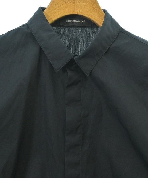 KRIS VAN ASSCHE（クリスヴァンアッシュ）カジュアルシャツ 紺 サイズ:46(M位) メンズ/2200609980958
