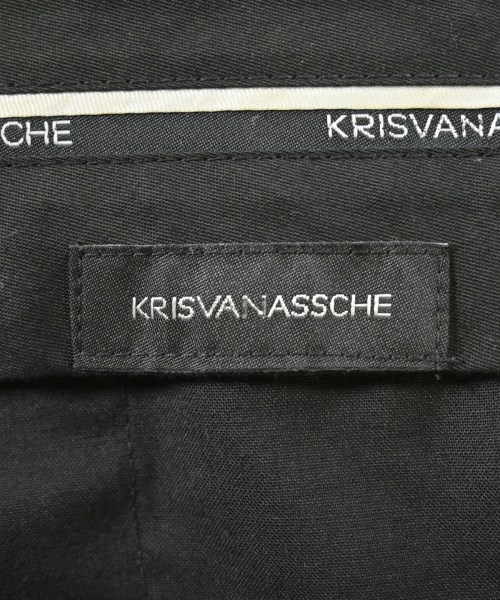 KRIS VAN ASSCHE（クリスヴァンアッシュ）スラックス 黒 サイズ:46(M位) メンズ/2200675305075
