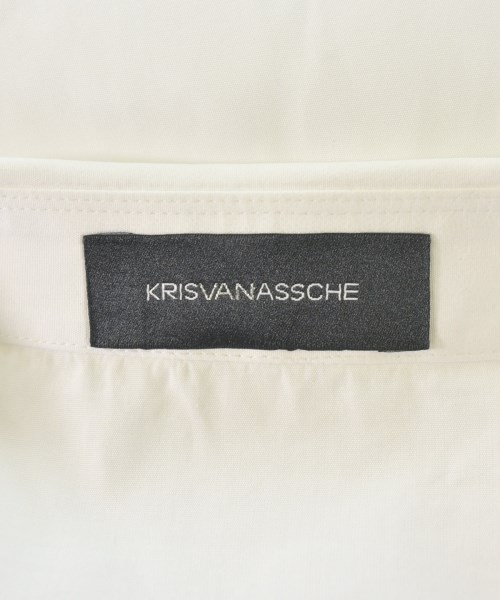 KRIS VAN ASSCHE（クリスヴァンアッシュ）ドレスシャツ 白 サイズ:44(S位) メンズ/2200672922039
