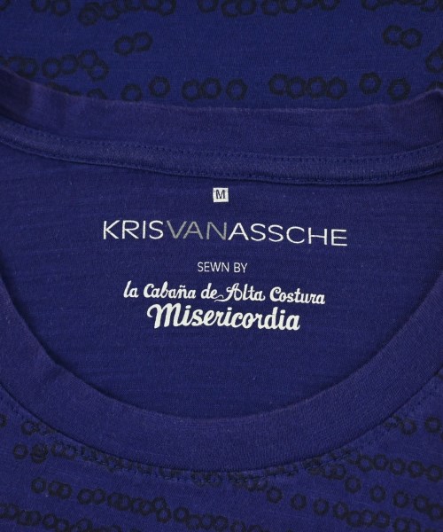 KRIS VAN ASSCHE（クリスヴァンアッシュ）Tシャツ・カットソー 紫 サイズ:M メンズ/2200698247215
