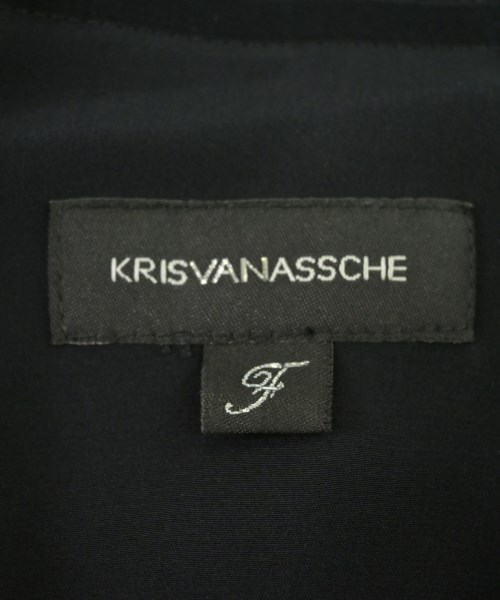 KRIS VAN ASSCHE（クリスヴァンアッシュ）ワンピース 黒 サイズ:34(XXS位) レディース/2200718303068