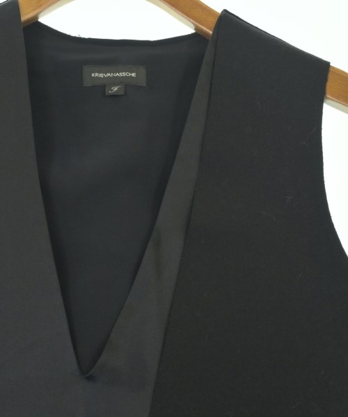 KRIS VAN ASSCHE（クリスヴァンアッシュ）ワンピース 黒 サイズ:34(XXS位) レディース/2200718303068