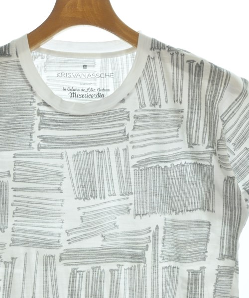 KRIS VAN ASSCHE（クリスヴァンアッシュ）Tシャツ・カットソー 白 サイズ:XS メンズ/2200718796051