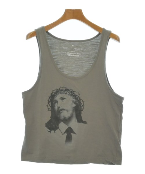 KRIS VAN ASSCHE(クリスヴァンアッシュ)タンクトップ グレー サイズ:S/2200662625094