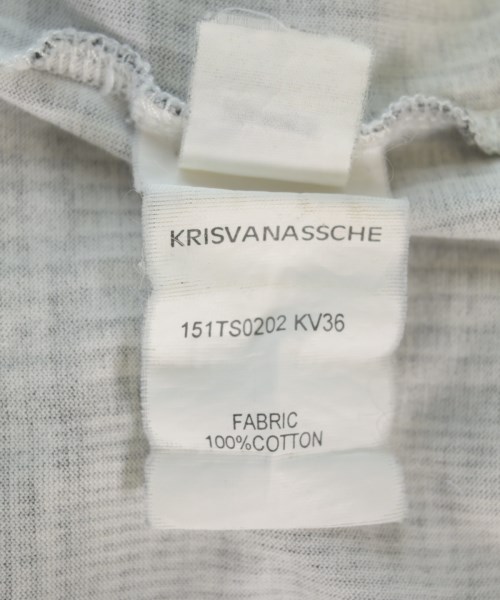 KRIS VAN ASSCHE（クリスヴァンアッシュ）Tシャツ・カットソー 黒 サイズ:L メンズ/2200734732040