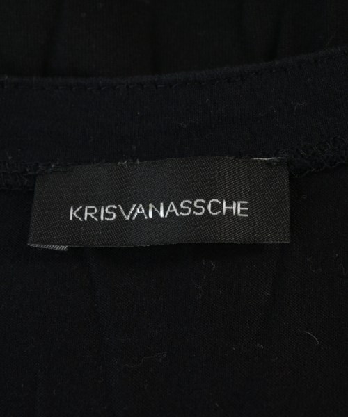 KRIS VAN ASSCHE（クリスヴァンアッシュ）Tシャツ・カットソー 黒 サイズ:XS メンズ/2200729018159