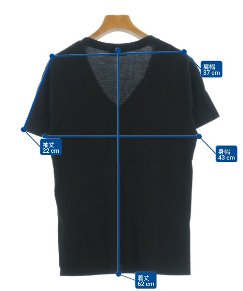 KRIS VAN ASSCHE（クリスヴァンアッシュ）Tシャツ・カットソー 黒 サイズ:XS メンズ/2200729018159