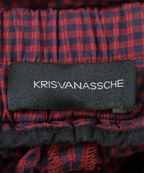 KRIS VAN ASSCHE（クリスヴァンアッシュ）ショートパンツ 赤 サイズ:46(M位) メンズ/2200687964017