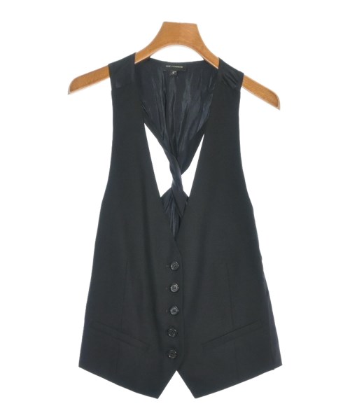 KRIS VAN ASSCHE(クリスヴァンアッシュ)ドレスシャツ 黒 サイズ:34(XXS位)/2200689124204