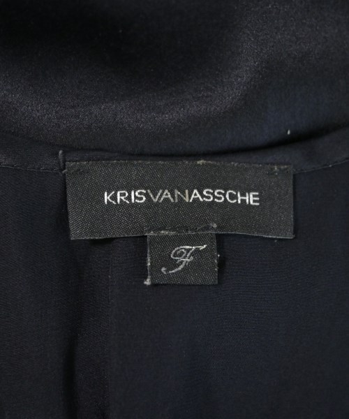 KRIS VAN ASSCHE（クリスヴァンアッシュ）ドレスシャツ 黒 サイズ:34(XXS位) メンズ/2200689124204