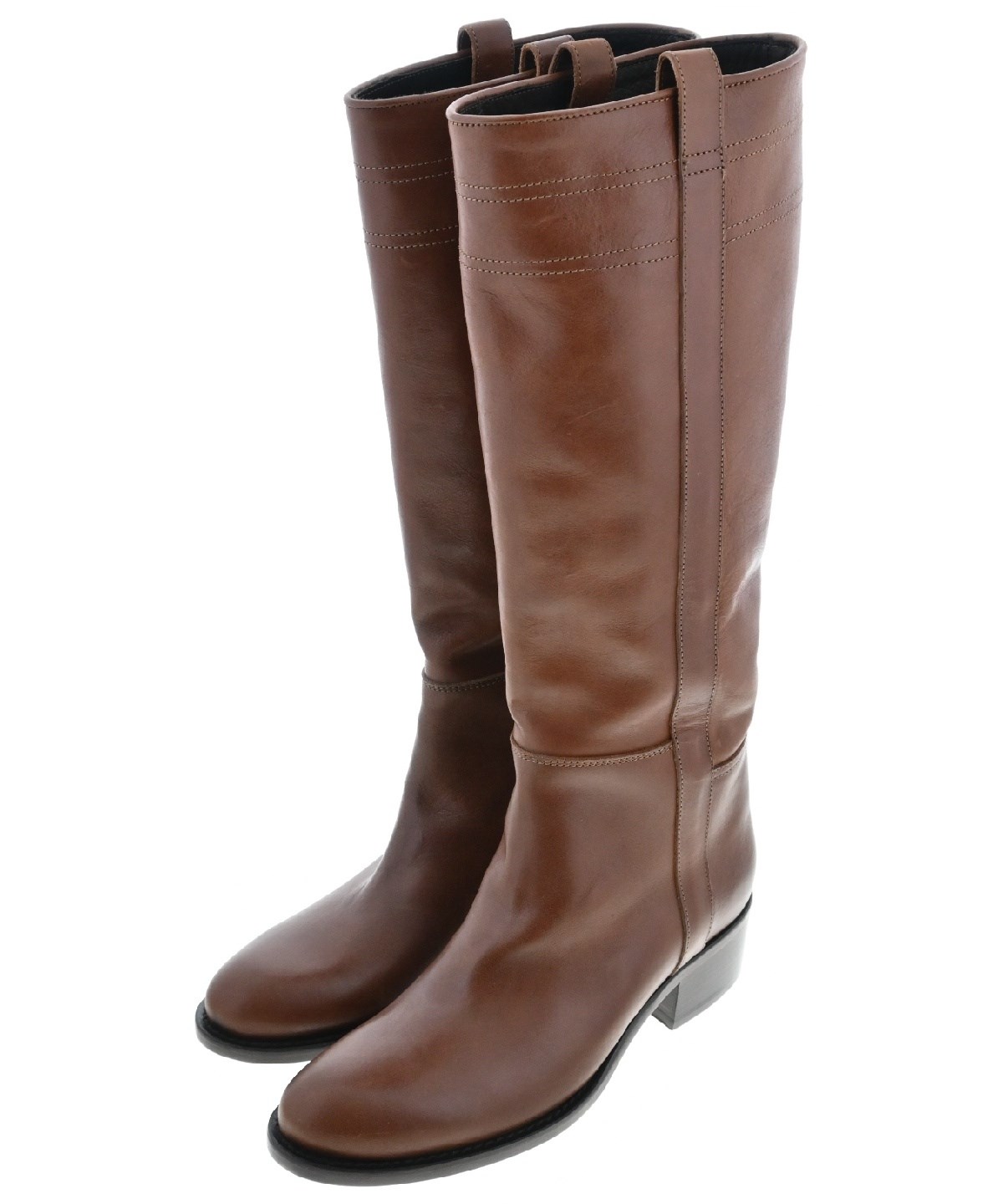 BUTTERO（ブッテロ）ブーツ 茶 サイズ:35(21.5cm位) レディース