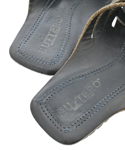 BUTTERO（ブッテロ）サンダル 黒 サイズ:39(25cm位) メンズ/2200654720011