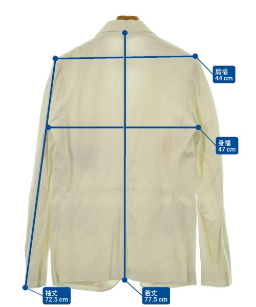 UNCONDITIONAL（アンコンディショナル）テーラードジャケット 白 サイズ:-(M位) メンズ/2200652735062