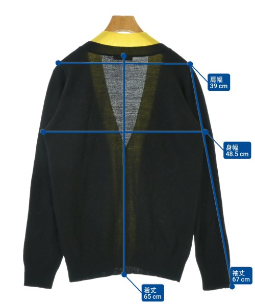 UNCONDITIONAL（アンコンディショナル）カーディガン 黒 サイズ:-(M位) メンズ/2200652735161