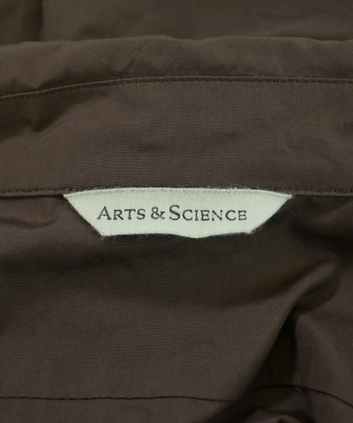 ARTS&SCIENCE（アーツアンドサイエンス）カジュアルシャツ 茶 サイズ:2(M位) メンズ/2200636620018