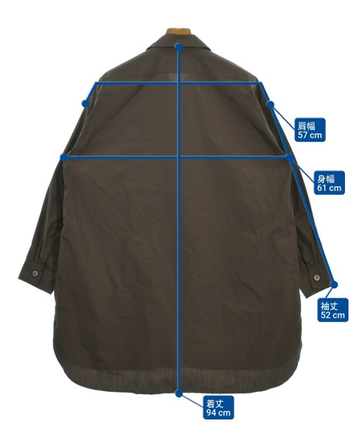 ARTS&SCIENCE（アーツアンドサイエンス）カジュアルシャツ 茶 サイズ:2(M位) メンズ/2200636620018