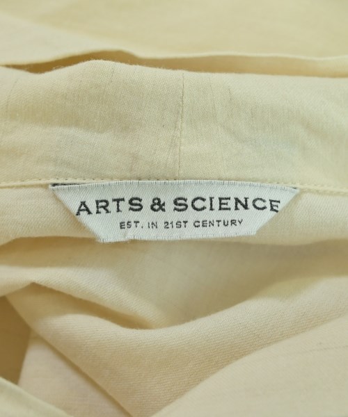 ARTS&SCIENCE(アーツアンドサイエンス)カジュアルシャツ ベージュ ARTS&SCIENCE(アーツアンドサイエンス)カジュアルシャツ ベージュ