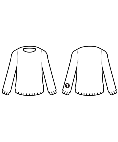 ARTS&SCIENCE（アーツアンドサイエンス）ニット・セーター グレー サイズ:1(S位) メンズ/2200639051017