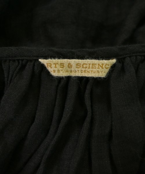 ARTS&SCIENCE（アーツアンドサイエンス）ブラウス 黒 サイズ:1(S位) レディース/2200620393287