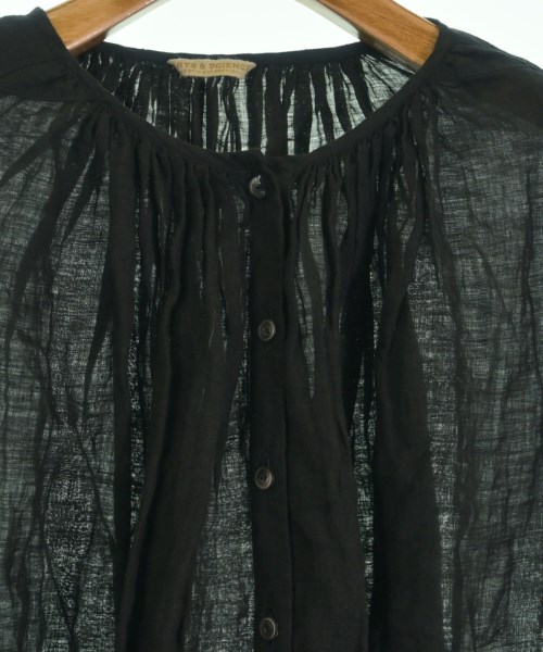 ARTS&SCIENCE（アーツアンドサイエンス）ブラウス 黒 サイズ:1(S位) レディース/2200620393287