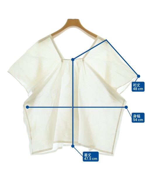 ARTS&SCIENCE（アーツアンドサイエンス）カジュアルシャツ 白 サイズ:1(S位) レディース/2200613498098