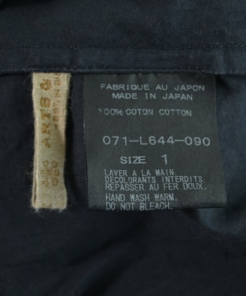 ARTS&SCIENCE（アーツアンドサイエンス）ブラウス 紺 サイズ:1(S位) レディース/2200613498104