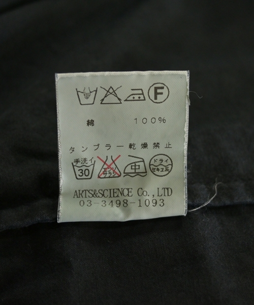 ARTS&SCIENCE（アーツアンドサイエンス）ブラウス 黒 サイズ:1(S位) レディース/2200618383092