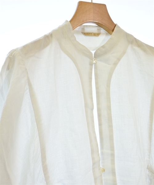 ARTS&SCIENCE（アーツアンドサイエンス）ブラウス 白 サイズ:1(S位) レディース/2200618383139