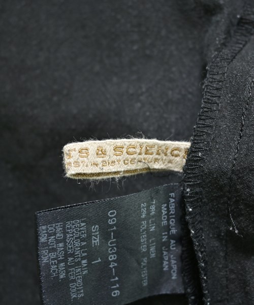 ARTS&SCIENCE（アーツアンドサイエンス）その他 黒 サイズ:1(S位) メンズ/2200618895205