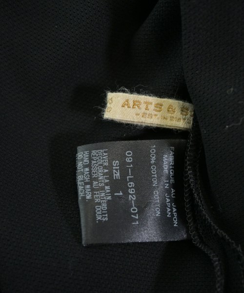 ARTS&SCIENCE（アーツアンドサイエンス）Tシャツ・カットソー 黒 サイズ:1(S位) レディース/2200598488022
