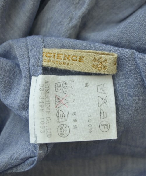 ARTS&SCIENCE（アーツアンドサイエンス）ブラウス 青 サイズ:1(S位) レディース/2200612573062