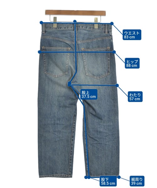 ARTS&SCIENCE（アーツアンドサイエンス）デニムパンツ 青 サイズ:2(M位) レディース/2200612682245