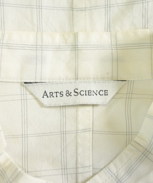 ARTS&SCIENCE（アーツアンドサイエンス）カジュアルシャツ 白 サイズ:2(XXL位) メンズ/2200616136027