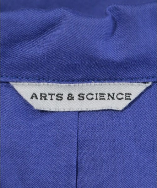 ARTS&SCIENCE（アーツアンドサイエンス）シャツワンピース 青 サイズ:1(S位) レディース/2200618367085