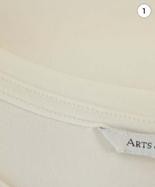 ARTS&SCIENCE（アーツアンドサイエンス）Tシャツ・カットソー 白 サイズ:1(S位) レディース/2200657939120