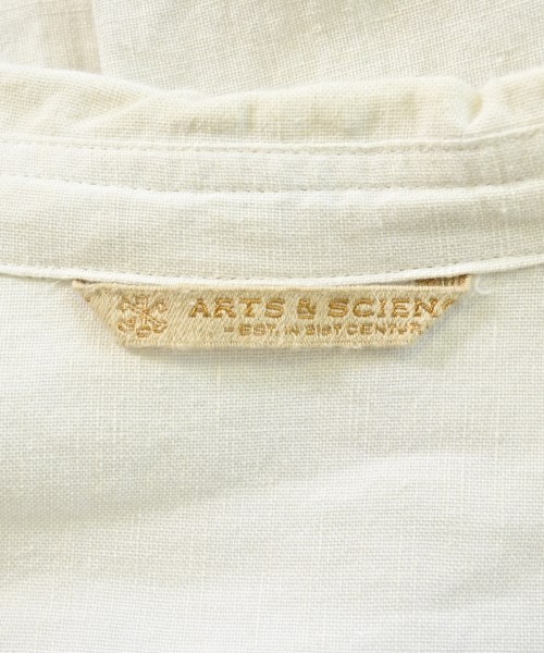ARTS&SCIENCE（アーツアンドサイエンス）カジュアルシャツ 白 サイズ:2(M位) メンズ/2200672172243