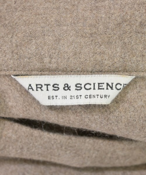 ARTS&SCIENCE（アーツアンドサイエンス）カジュアルシャツ 茶 サイズ:1(S位) レディース/2200678986219