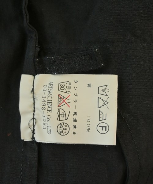 ARTS&SCIENCE（アーツアンドサイエンス）Tシャツ・カットソー 黒 サイズ:2(M位) メンズ/2200677046129